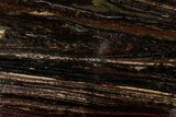 Polished Tiger Iron Stromatolite Section - Billion Years #353254-1